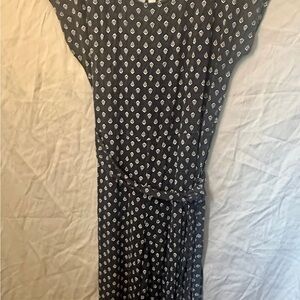 Old Navy Black and White Sleeveless Sheath Jumpsuit